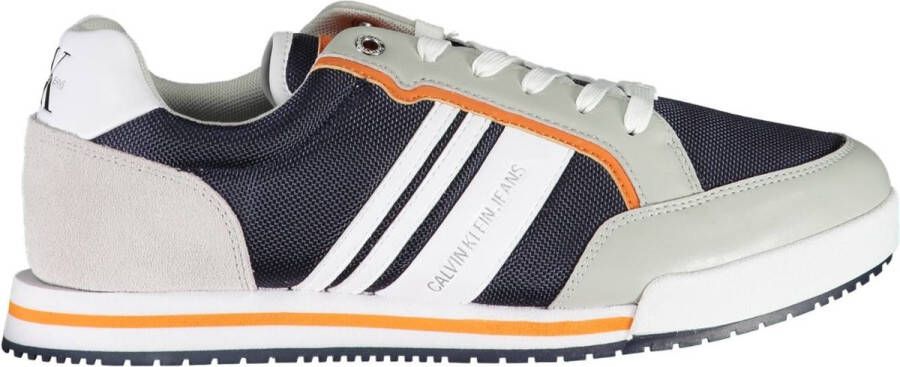 Calvin Klein Blauwe Polyester Sneaker met Contrasterende Details Blue Heren - Foto 2
