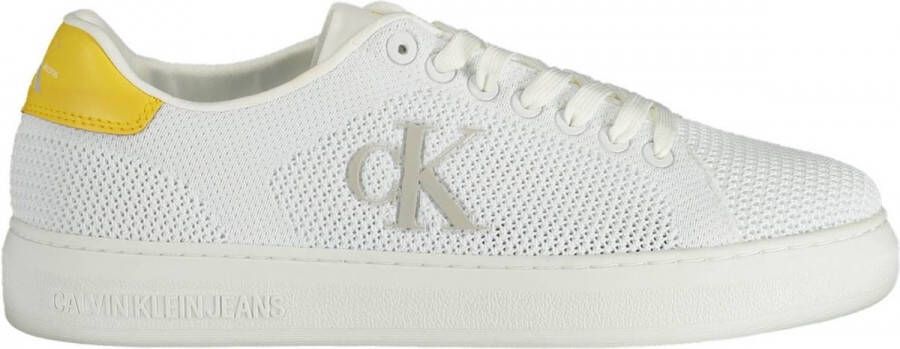 Calvin Klein Sneakers CHUNKY CUPSOLE LACEUP LOW LTH met modieus contrastbeleg