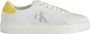 Calvin Klein Plateausneakers CHUNKY CUPSOLE MONO LTH WN vrijetijdsschoen lage schoen veterschoen met ck-opdruk aan de zijkant - Thumbnail 10