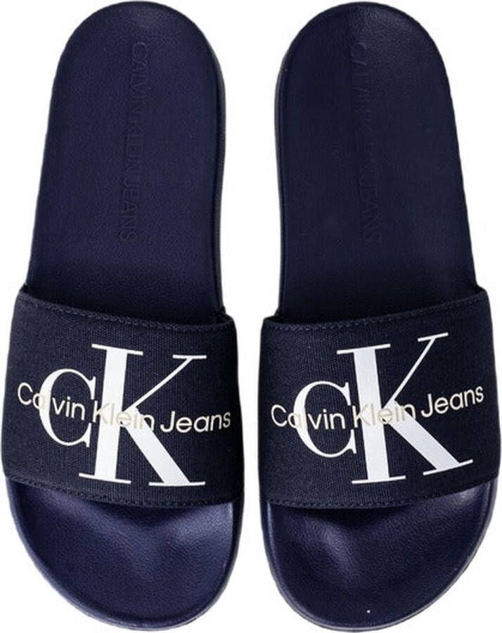 Calvin Klein Jeans Ck Jeans Slide Monogram Co. Slippers Streetwear Volwassen