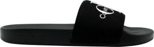 Calvin klein Slide Sandals Jeans Zwart Dames