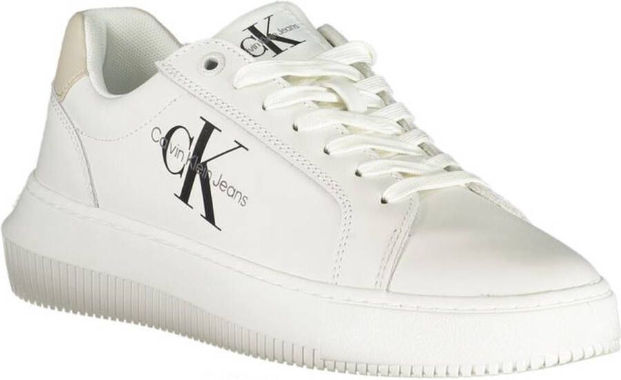 Calvin Klein Sneaker Van Gerecycled Polyester Met Contrasterende Details En Logoprint