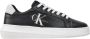 Calvin Klein Plateausneakers CHUNKY CUPSOLE MONO LTH WN vrijetijdsschoen lage schoen veterschoen met ck-opdruk aan de zijkant - Thumbnail 1