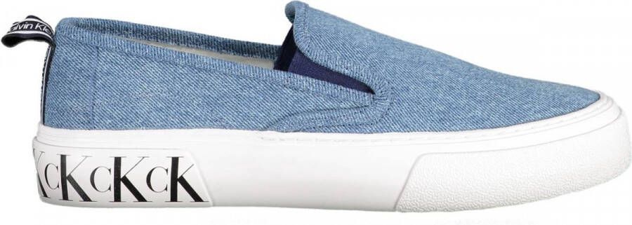 Calvin Klein Dames Sportschoenen Lichtblauw Zonder Veters Gerecycled Materiaal