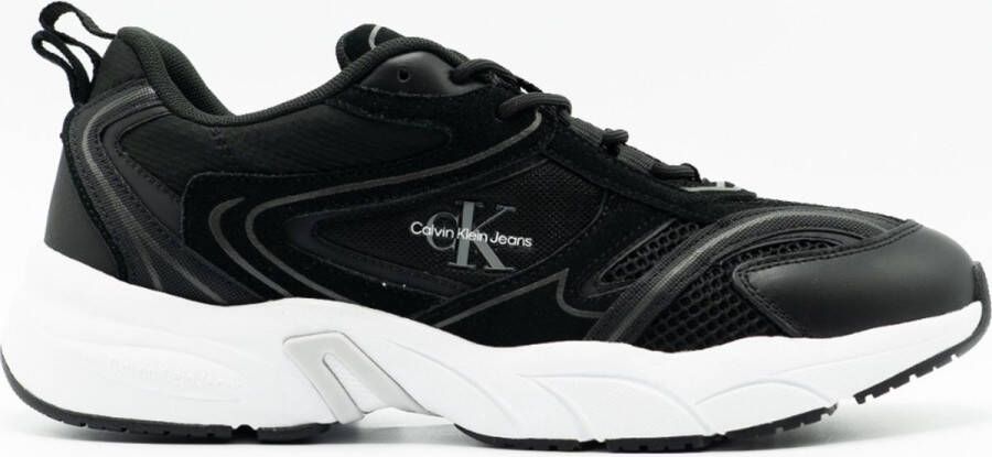 Calvin Klein Retro Tennisegro Herensneakers Black Heren