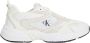 Calvin Klein Retro Tennis Sneakers Beige Dames - Thumbnail 1