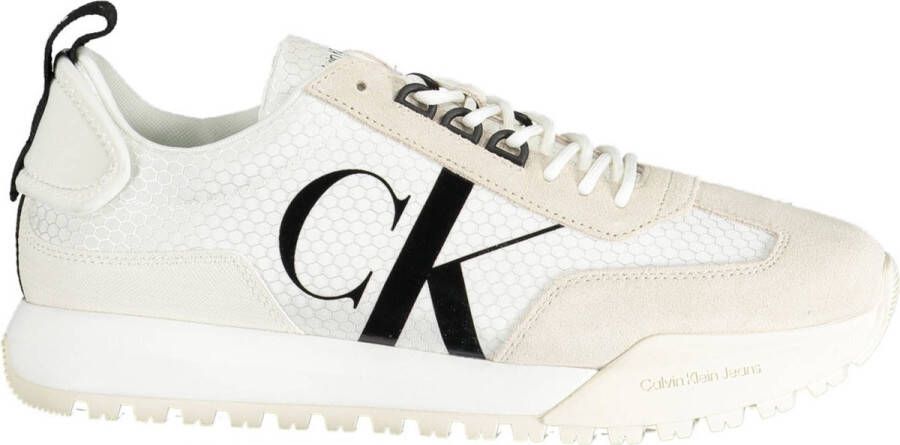 Calvin Klein Sneakers CHUNKY CUPSOLE LACEUP LOW LTH met modieus contrastbeleg