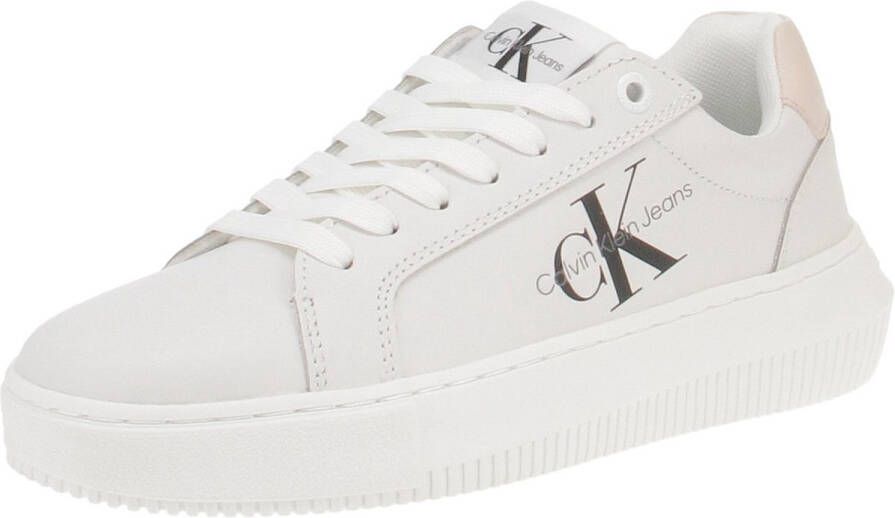 Calvin Klein Jeans Sneakers van leer model 'CHUNKY CUPSOLE LACEUP MON'