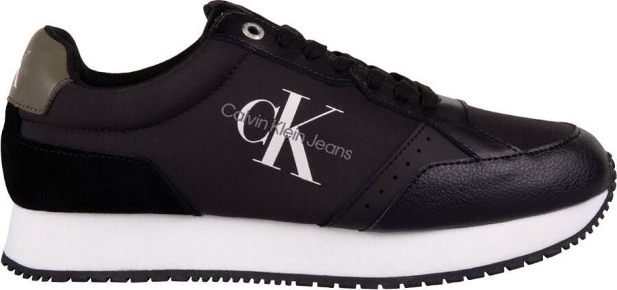 Calvin Klein Sportschoen met veters en contrasterende details Zwart Heren