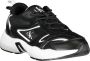 Calvin Klein Retro Tennis Su-Mesh Sneakers Dames Zwart - Thumbnail 1