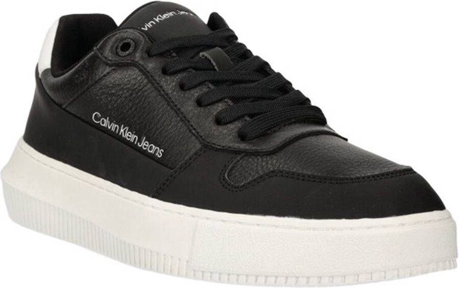 Calvin Klein Zwarte Polyester Sneaker met Contrasterende Details Black Heren - Foto 2