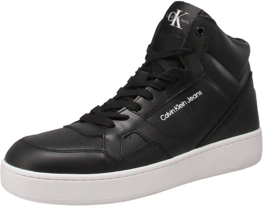 Calvin Klein Sneakers BASKET CUPS LACEUP HIGH LTH met witte plateauzool