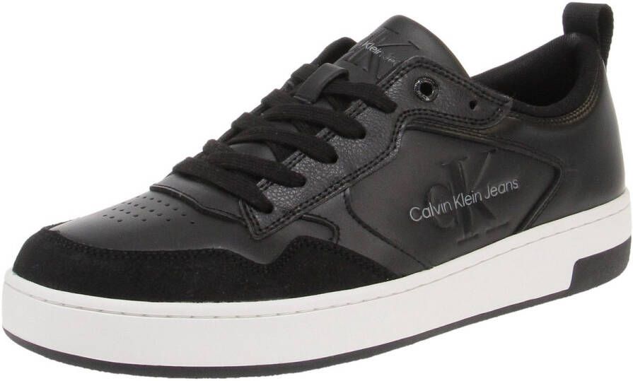 Calvin Klein YM0YM00574 Basket Cupsole Low Heren Sneaker 0GM-Zwart-B.Wit