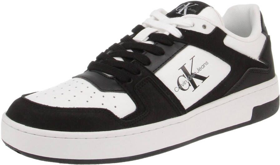 Calvin Klein YM0YM00884 Herenschoenen Sneaker 01W-B.Wit-Zwart