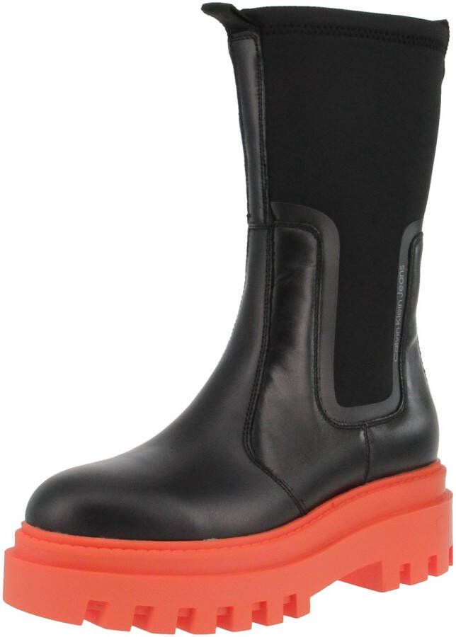 Calvin Klein Jeans Chelsea boots met contrasterende zool