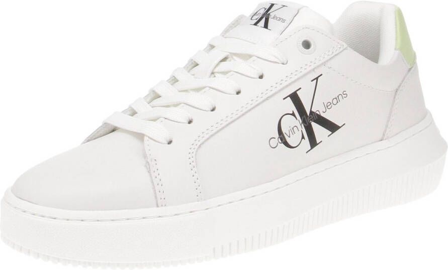 Calvin Klein Jeans Ck Jeans Dikke Cupsole Mono Sneakers Streetwear Vrouwen