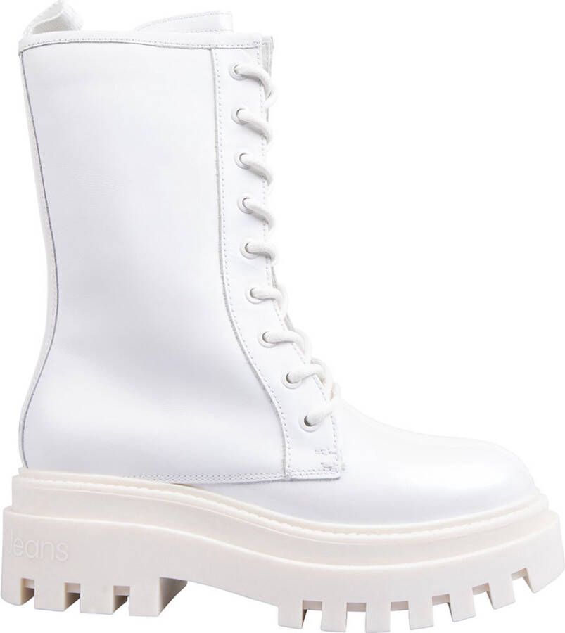 Calvin Klein YW0YW00852 Flatform Laceup Boot Patent Q3