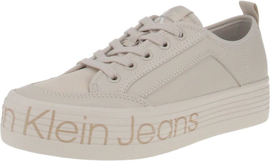 Calvin Klein Jeans Plateausneakers met labelprint model 'VULC'