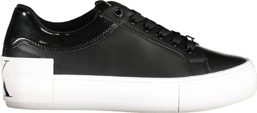 Calvin Klein Jeans Plateausneakers met labelprint model 'VULC'