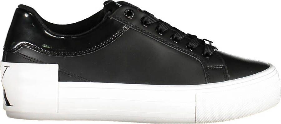 Calvin Klein Zwarte sneakers voor dames met sportschoenstijl Black Dames