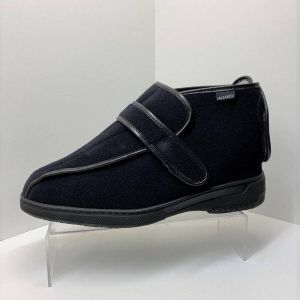 CALZAMEDI Pantoffel Comfortschoen- Hoog Unsix model DeLuxe LP 3051 zwart