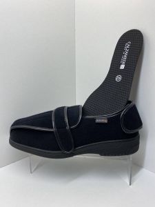 CALZAMEDI Pantoffel Comfortschoen- Laag Unsix model Easy SP zwart