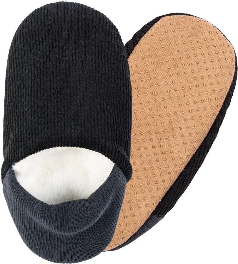 Ca o pantoffels unisex corduroy warm comfortabel antislip zachte voering 1-pack comfortabel stevige grip woonkamer thuis dagelijks gebruik slip-on