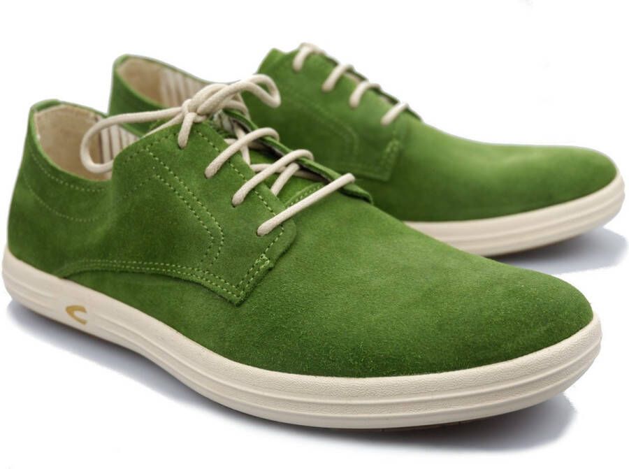 Camel active Groene Suede Pier Herensneaker Green Heren