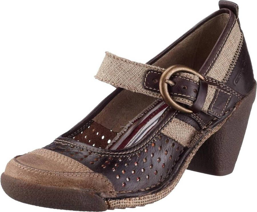 Camel Active Comfortabele damespump met verstelbare gesp