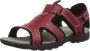 Camel active Comfortabele Suez Damessandaal Red Dames - Thumbnail 1