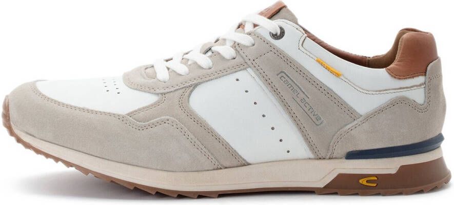 Camel Active ALLEY Oxford veterschoenen gemaakt van leer Maat menswear-45 Wit-Bruin