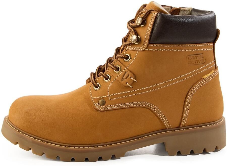 Camel Active Boot van echt leer Maat Bruinmenswear