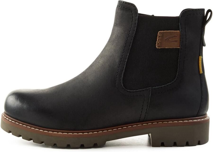 Camel Active Chelsea laars met rits Maat womenswear-40 Zwart