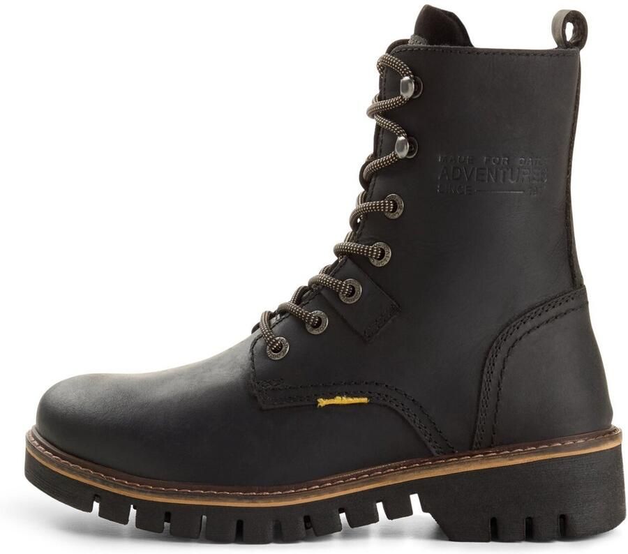 Camel Active Enkelboot van echt leer Maat womenswear-38 Zwart