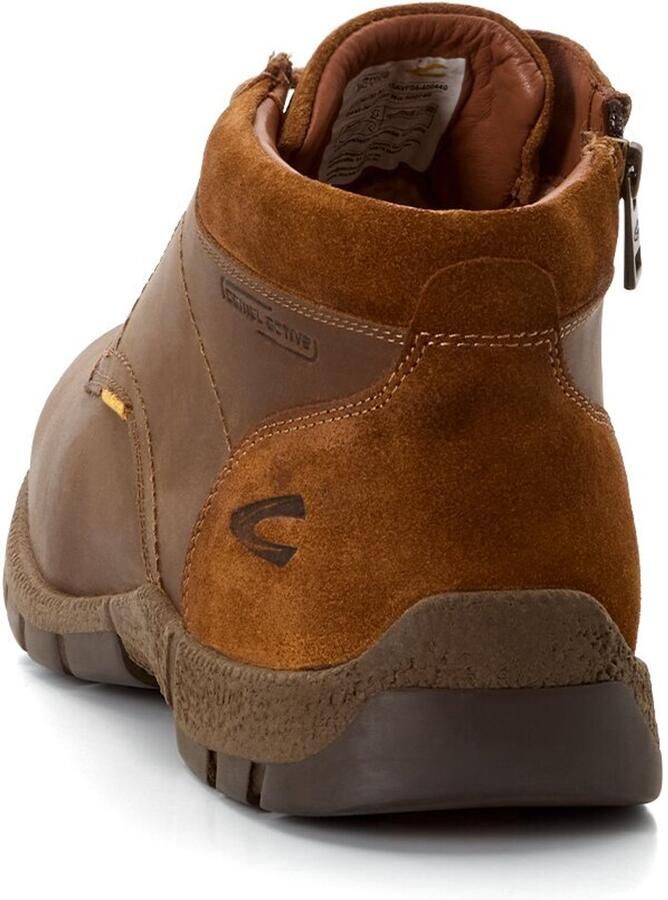 Camel Active Gevoerde Boots met Gewatteerde Schachtrand Maat Bruinmenswear