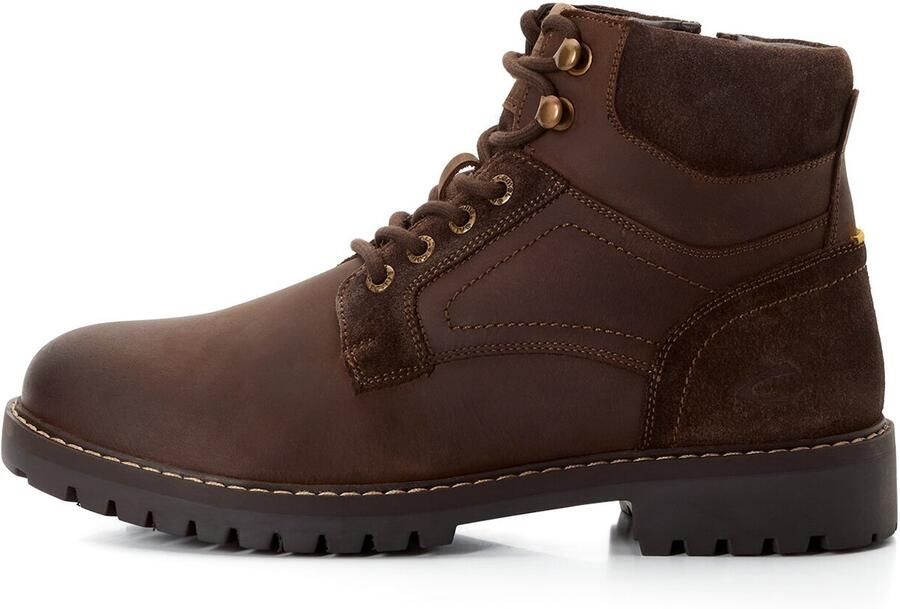 Camel Active Gevoerde Herenboots met Vetersluiting Maat Bruinmenswear