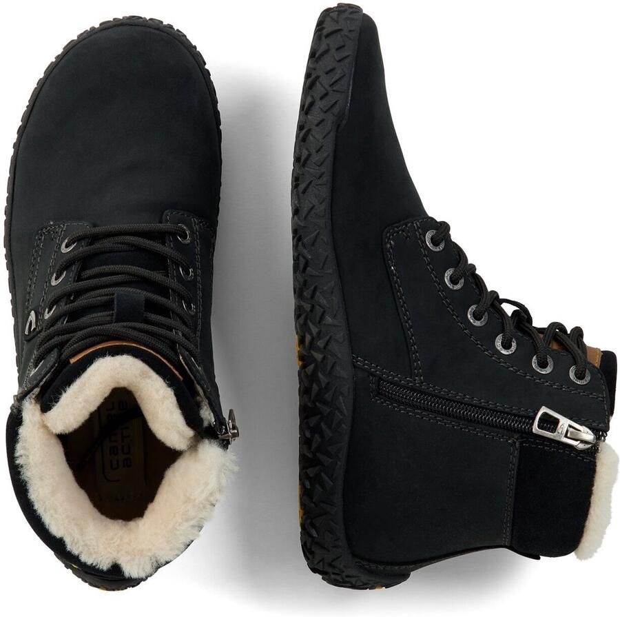 Camel Active Gevoerde veterschoen met rubberzool Maat womenswear-38 Zwart