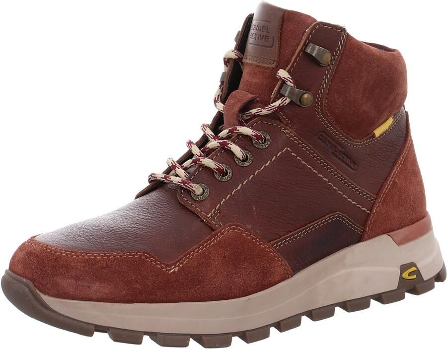 Camel active Veterschoenen high top sneaker winterlaarzen met verwisselbare binnenzool