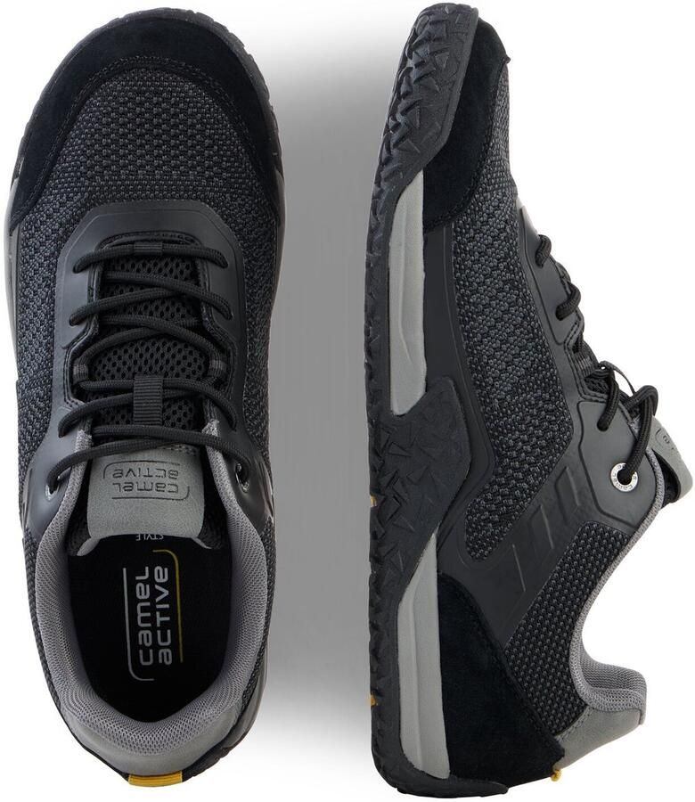 Camel Active Lage sneaker met flexibele zachte zool Maat menswear-42 Zwart - Foto 2