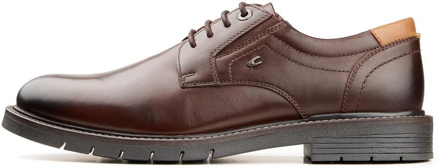 Camel Active Lederen schoenen met zachte binnenzool Maat Bruinmenswear