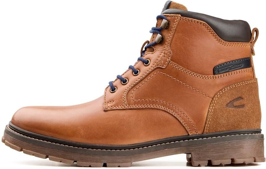 Camel Active Leren boot met lamsvacht binnenzool Maat lichtbruinmenswear