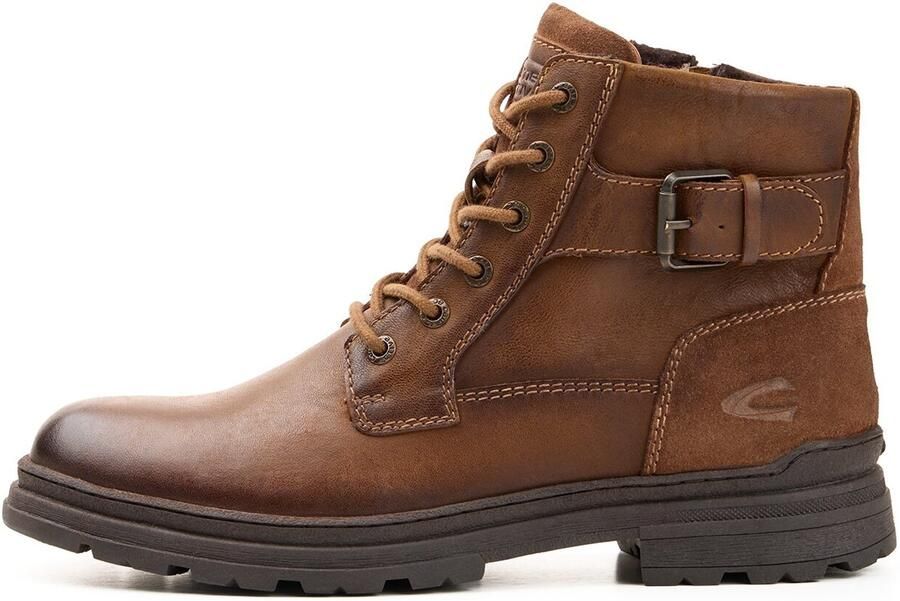Camel Active Leren boot met warme voering Maat Cognacmenswear