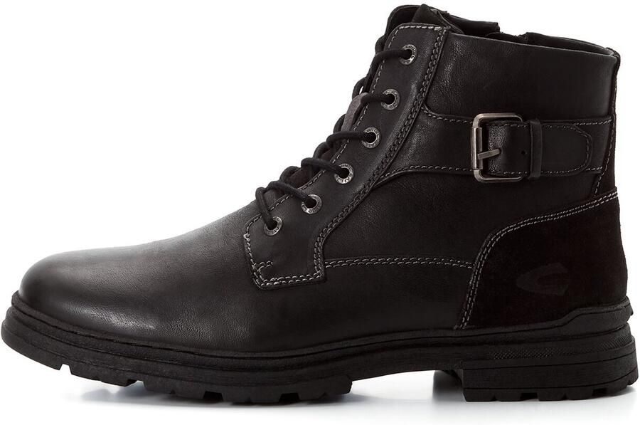 Camel Active Leren boot met warme voering Maat Zwartmenswear