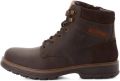 Camel Active Leren laars met warme voering van schapenvacht Maat Donkerbruinmenswear - Bruin