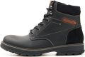 Camel Active Leren laars met warme voering van schapenvacht Maat Zwartmenswear - Zwart