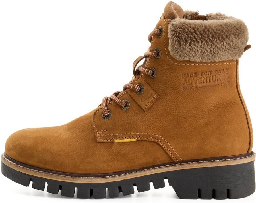 Camel Active Leren schoen met zijrits Maat Oranjewomenswear