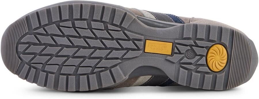 Camel Active Leren sneakers met klassieke vetersluiting Maat menswear-42 Grijs