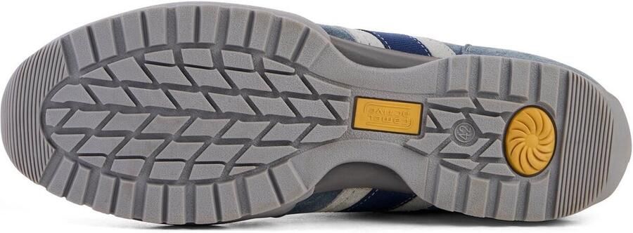 Camel Active Leren sneakers met klassieke vetersluiting Maat menswear-43 Blauw