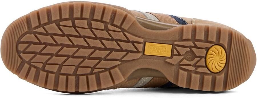 Camel Active Leren sneakers met klassieke vetersluiting Maat menswear-44 Beige