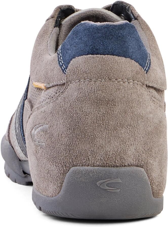 Camel Active Leren sneakers met klassieke vetersluiting Maat menswear-45 Grijs